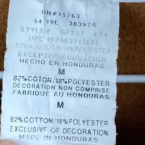 Champion Reverse Weave Rust Orange Cropped Hoodie Hooded Sweatshirt Sz Med - Picture 7 of 7